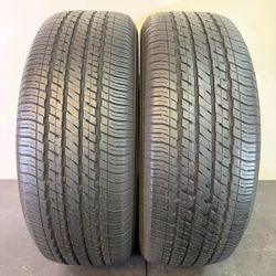 235 65 17  Yokohama  Avid S34  - 2 Used Tires 70% Life 