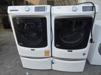 Maytag Commercial Washer And Dryer Set Electric