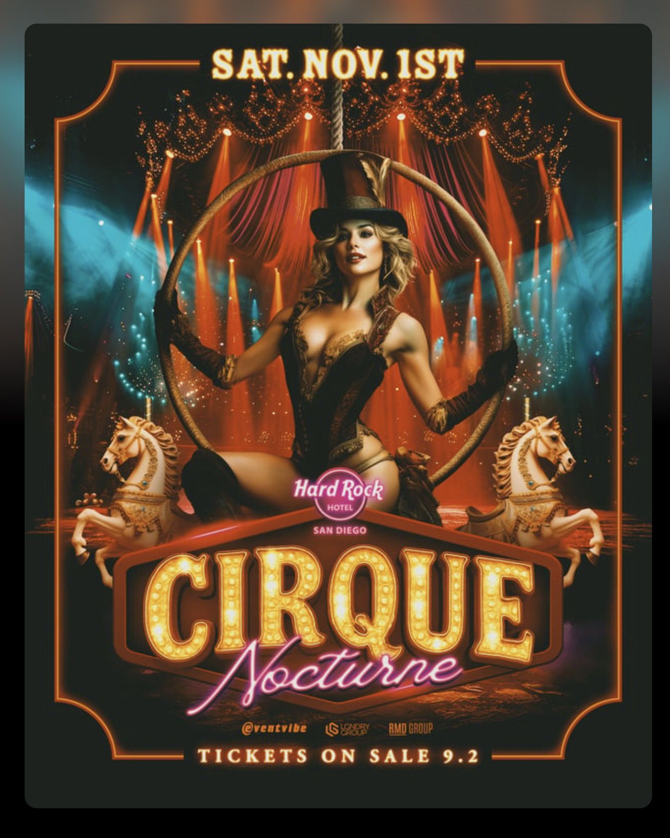 San Diego Hard Rock Halloween - Cirque Nocturne