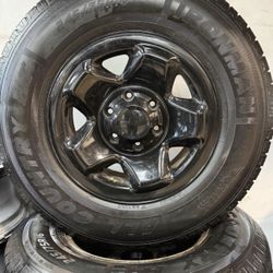 Set 4 ALL COUNTRY 245/75r16 (like new )whit rims