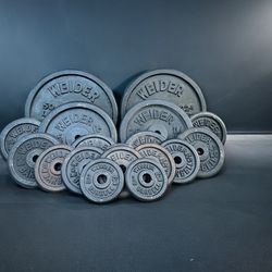 Weider Barbell Standard Weight Set (246lbs)