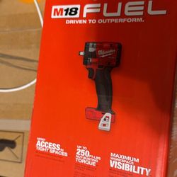 Milwaukee M18 FUEL GEN-3 18V Lithium-Ion Brushless Cordless 3/8 in. Compact Impact Wrench