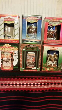BUDWEISER STEINS
