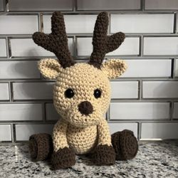 Reindeer Stuffy Amigurumi Crochet 