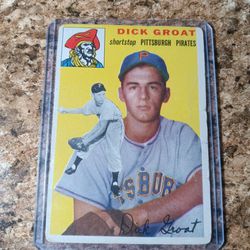 1954 Topps Dick Groat Baseball Card #43.