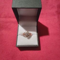 Women's 10k Gold Diamond Ring