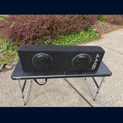 JL Audio W3v3 Subwoofers In Slim Ported Box 