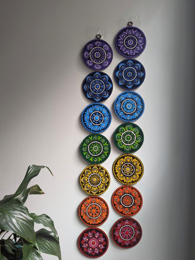 Wall Decor 7 Chakras Wall Hanging New