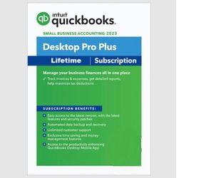 Intuit QuickBooks Desktop Pro Plus 2023 | Lifetime 
