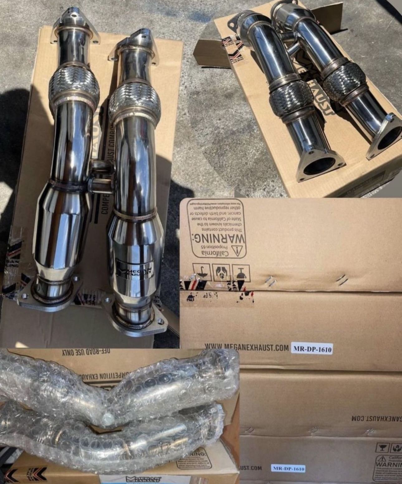 Test Pipes Megan Racing Nissan Infiniti 350z 370z G35 G37 Q50 Q60