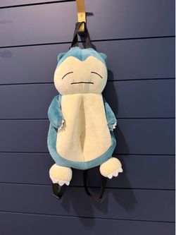 Snorlax plush backpack