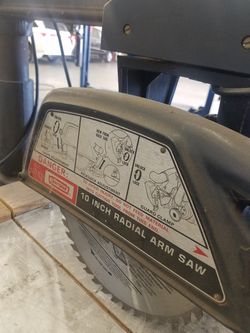 10 inch Craftman saw