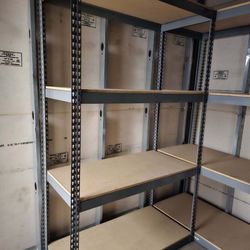 4 ft W x 2 ft D Boltless Storage Shelving Used Stock Supply Rack Shelves Delivery Available