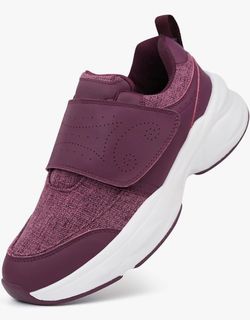 ORTOREX Women Walking Sneakers Shoes Size 7 Burgundy NWT