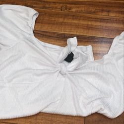 white off the shoulder bodysuit 