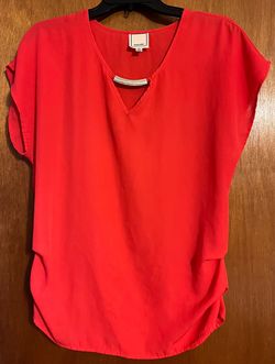 Meraki Orange Blouse - Size Medium