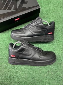 NIKE AIR FORCE SUPREME TRIPLE BLACK SIZE 9