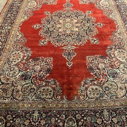 1920’s Sarouk Rug Just Cleans Tightened Up! 10 X 14