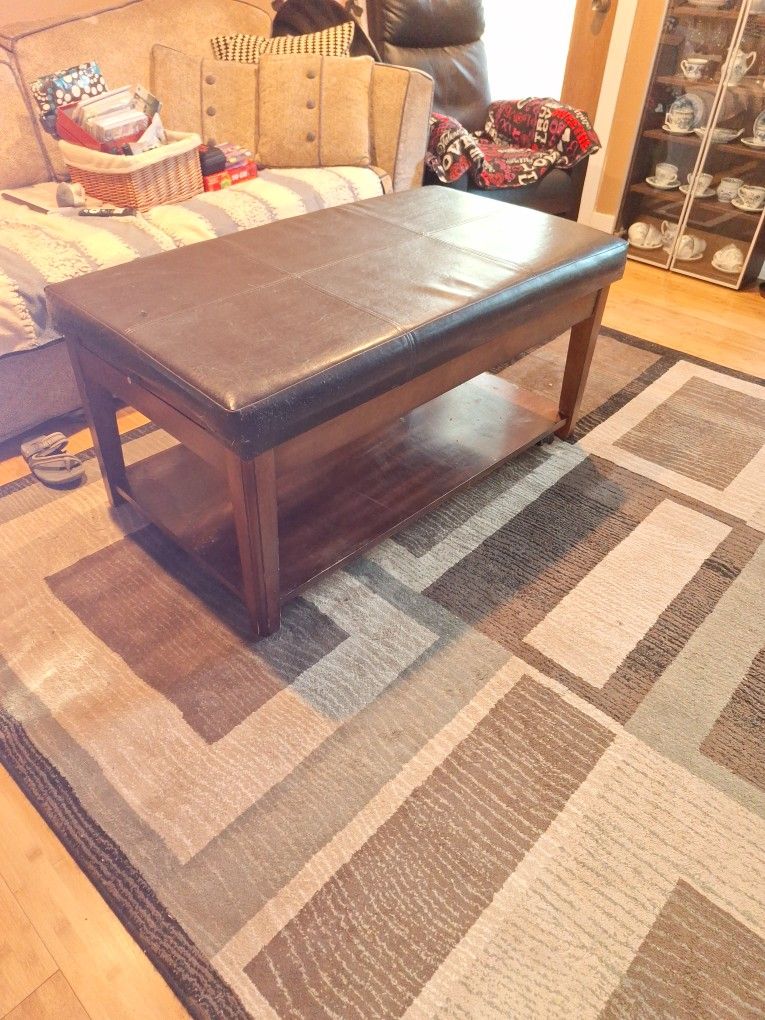 Coffe Table With Adjustable Hight And Hidden Storage