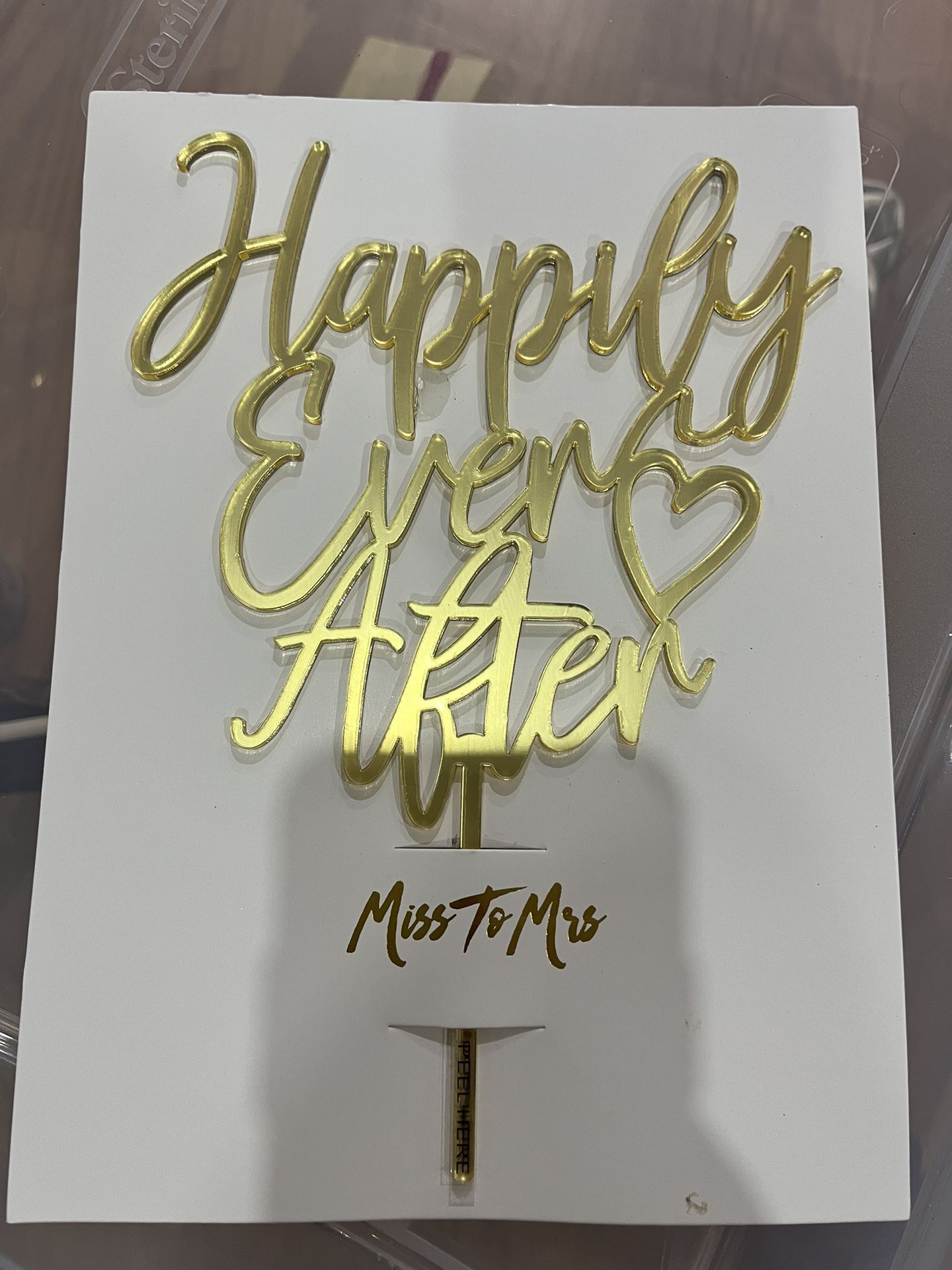 Cake Topper