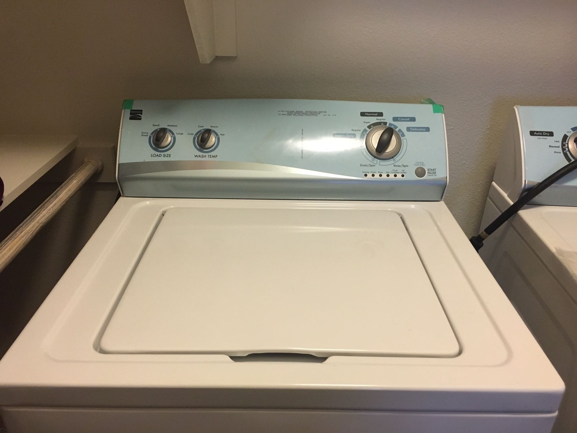 Kenmore Washer and Dryer set