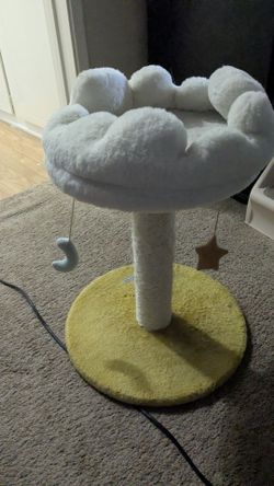 Cat Tree with Cloud Perch and Scratching Post