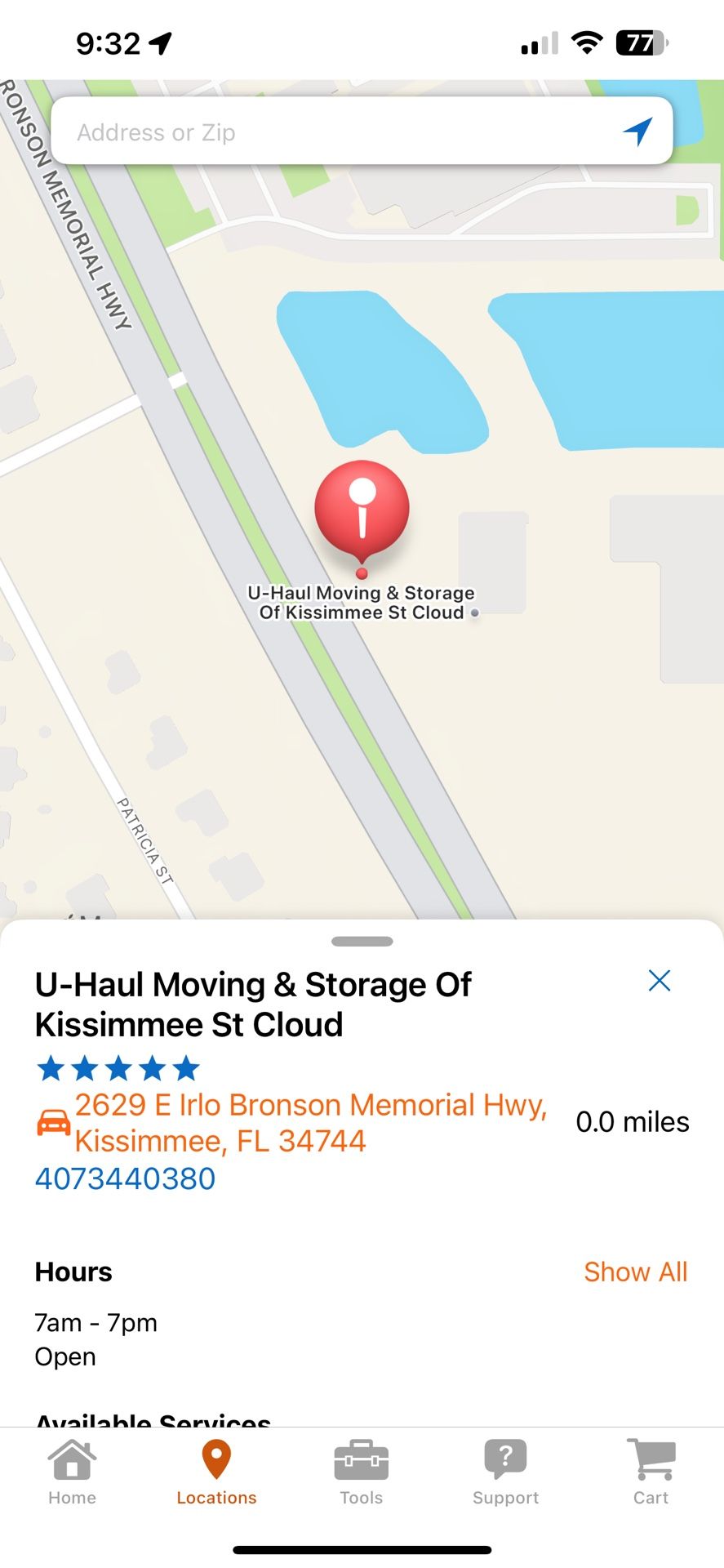 Uhaul Storage Sale
