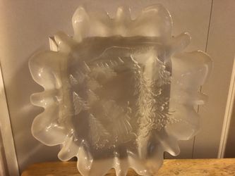 Mikasa Snow Scene Dish
