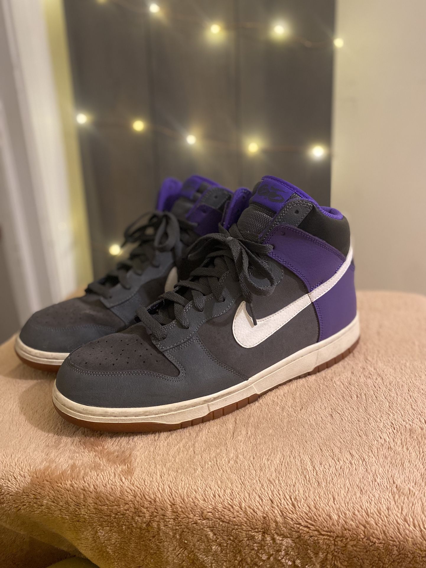 Nike Dunks (purple/grey suede) Size 12