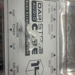Microphone preamp stage cube new 
