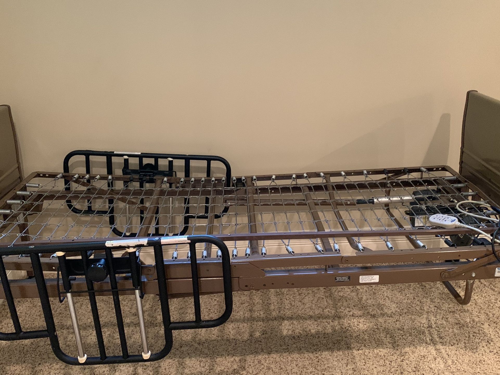 Extra Long Twin Medical Bed W/ Mattress