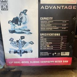 12” Dual-Bevel Sliding compound Miter Saw 
