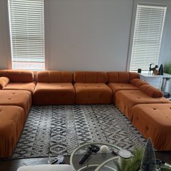 Orange Sofa