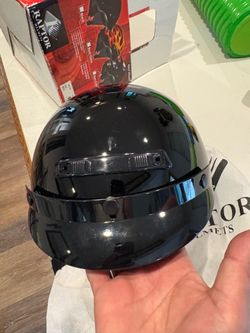 NIB half helmet raptor black medium # (contact info removed) Brand new inbox never used Motorcycle or dirtbike
