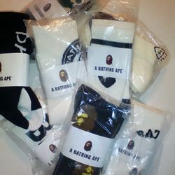 Bape 6-Pack Of Socks