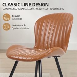 Brand new faux leather chairs