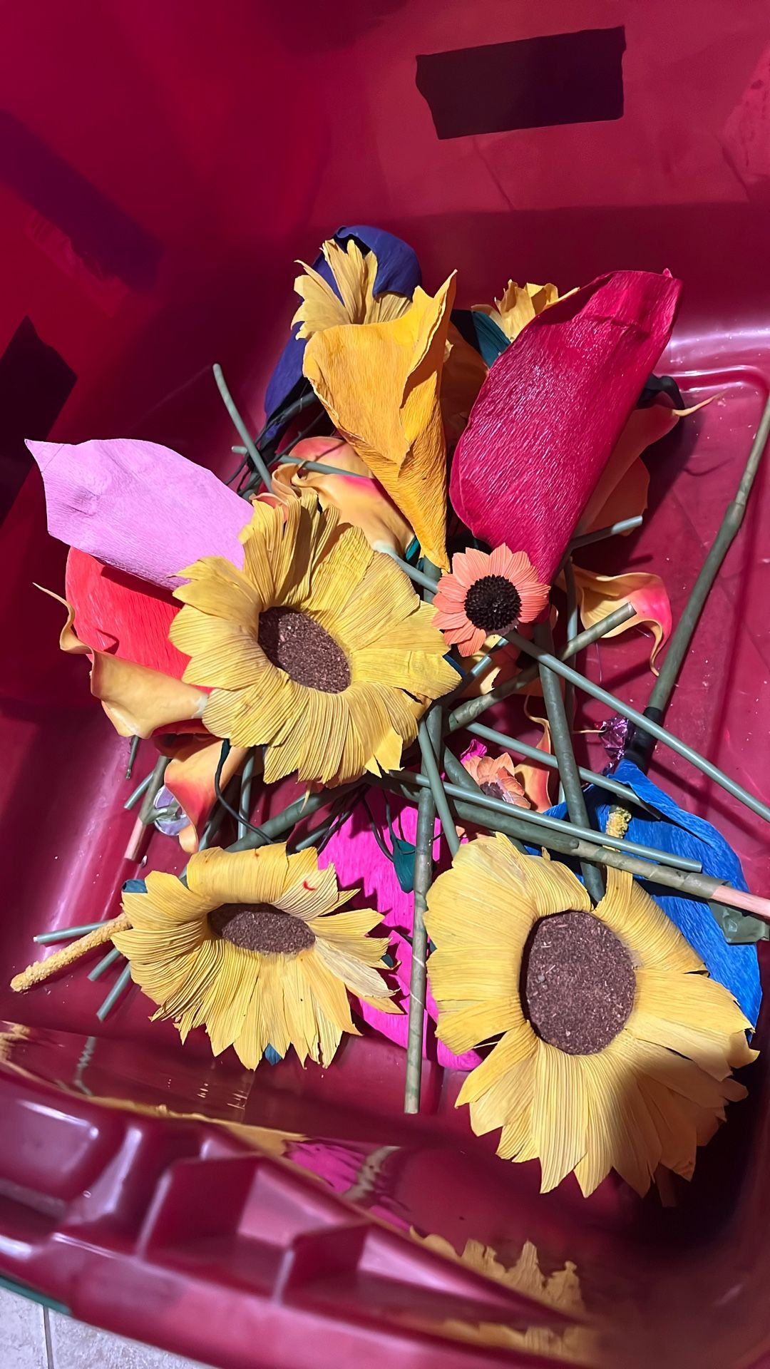 Assorted paper Flowers 