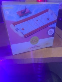 Inflatable pool hockey quick & easy