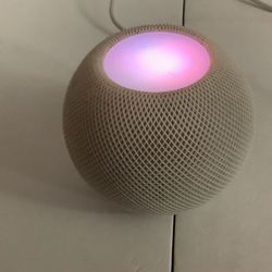 Apple HomePod mini Wi-Fi Siri Smart Home Speaker White Cream A2374 TESTED”