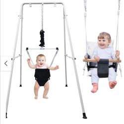 2 in 1 Baby Jumper and Swing with Stand