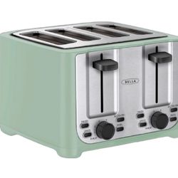 Bella Horse Slide, Toaster With Auto Shut Off Extra White Slots And Removable Chrome Tray