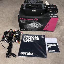 Pioneer DJ Mixer And Serato Interface 