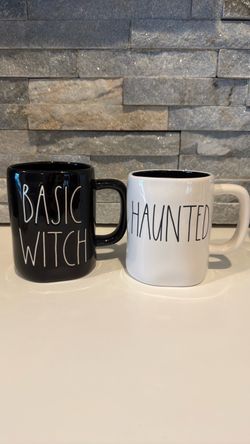 Rae Dunn Halloween mugs