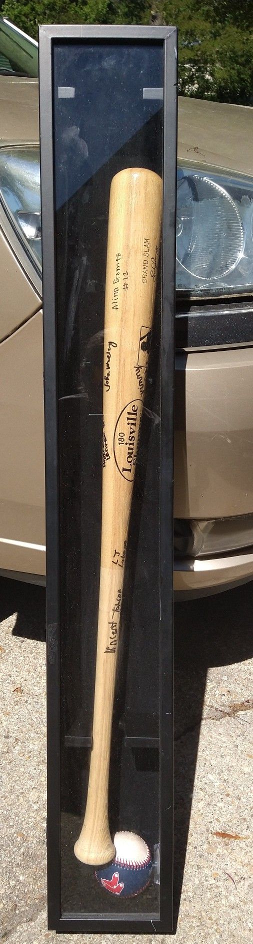 Baseball Box With Ball & Bat