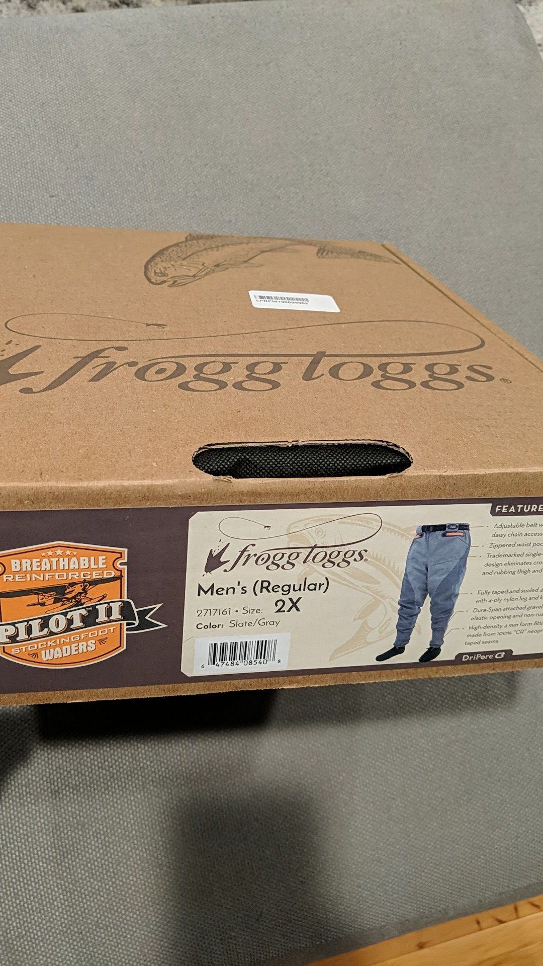Frogg Toggs Pilot 2 Stockingfoot Breathable Guide Pant -2XL