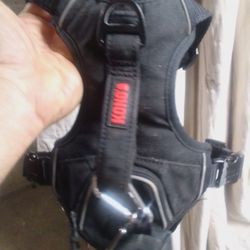 KONG waste bag harness for dogs MEDIUM BLACK ultra durable