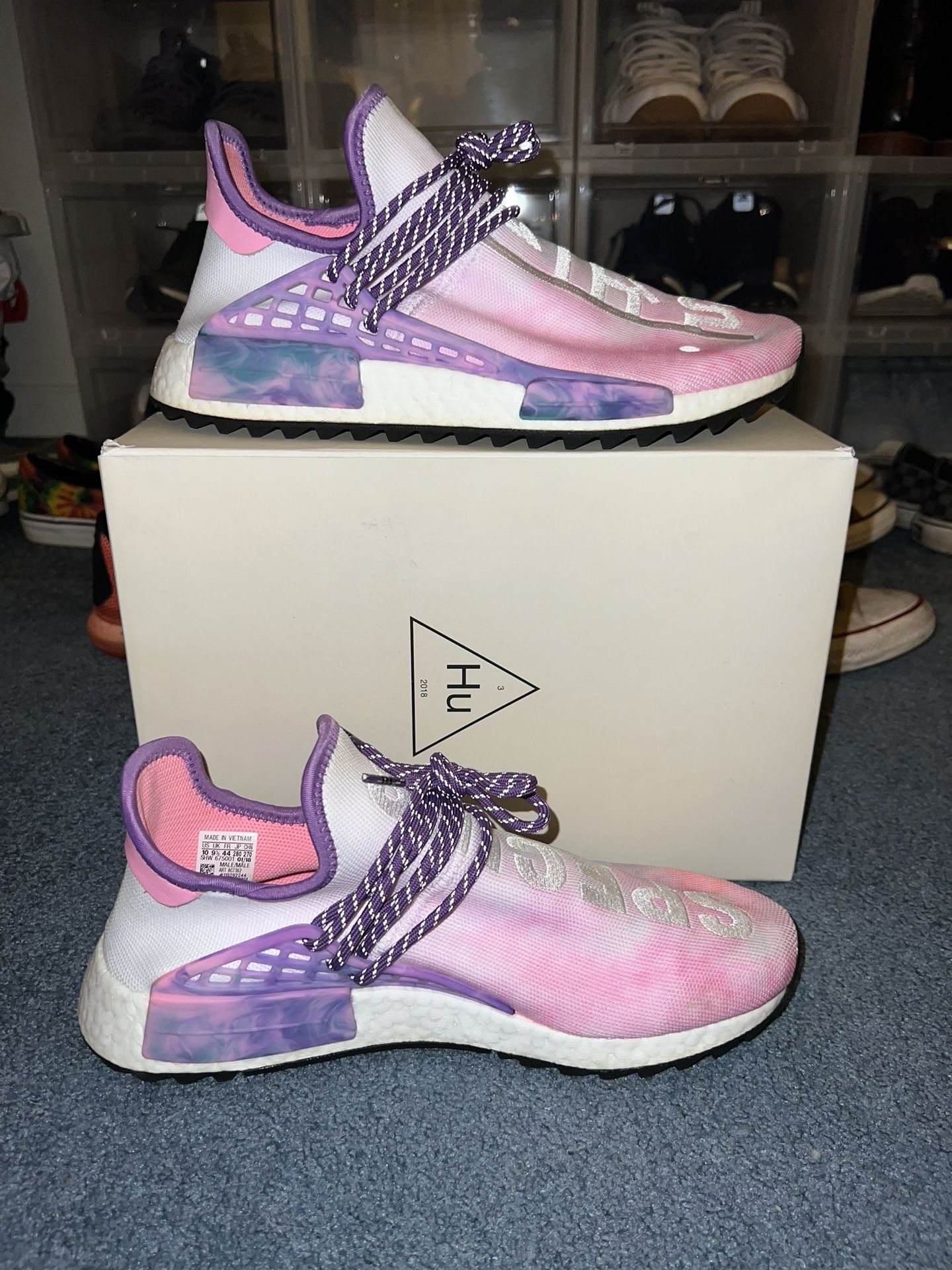 Size 10 - adidas NMD Human Race Trail x Pharrell Holi Festival 2018