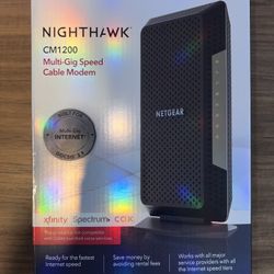 Nighthawk CM1200 Mili gig Speed Cable Modem