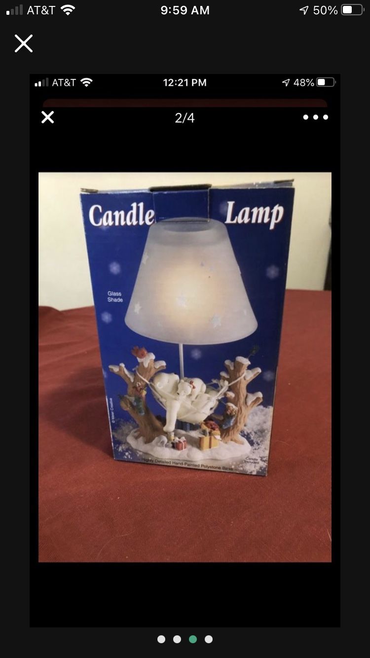 New Christmas Polar Bear Candle Decoration