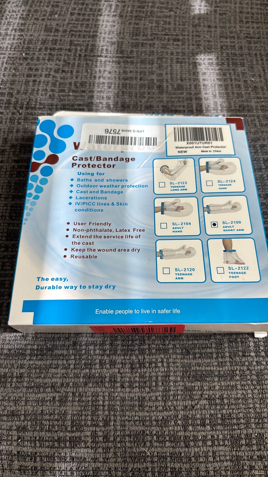 Cast bandage protector